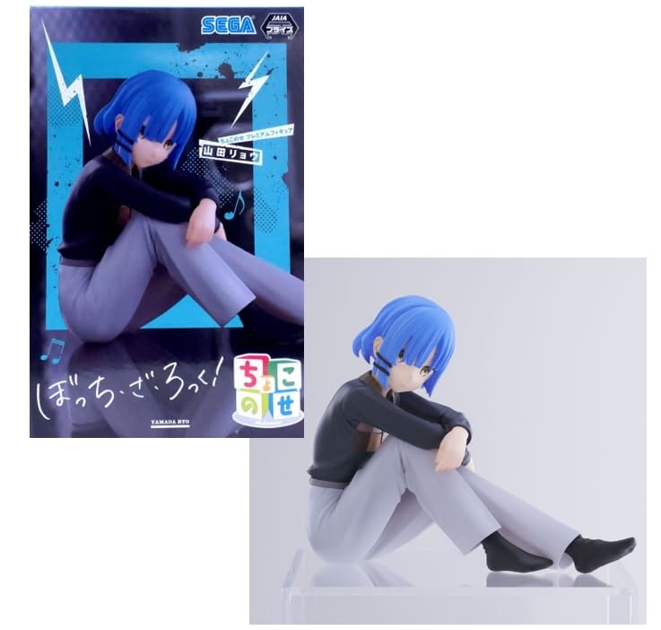 Bocchi Lock Ryo Yamada Chokonose PM Perching Figure Premium Figure Statue Approx. 3.15 Inch
