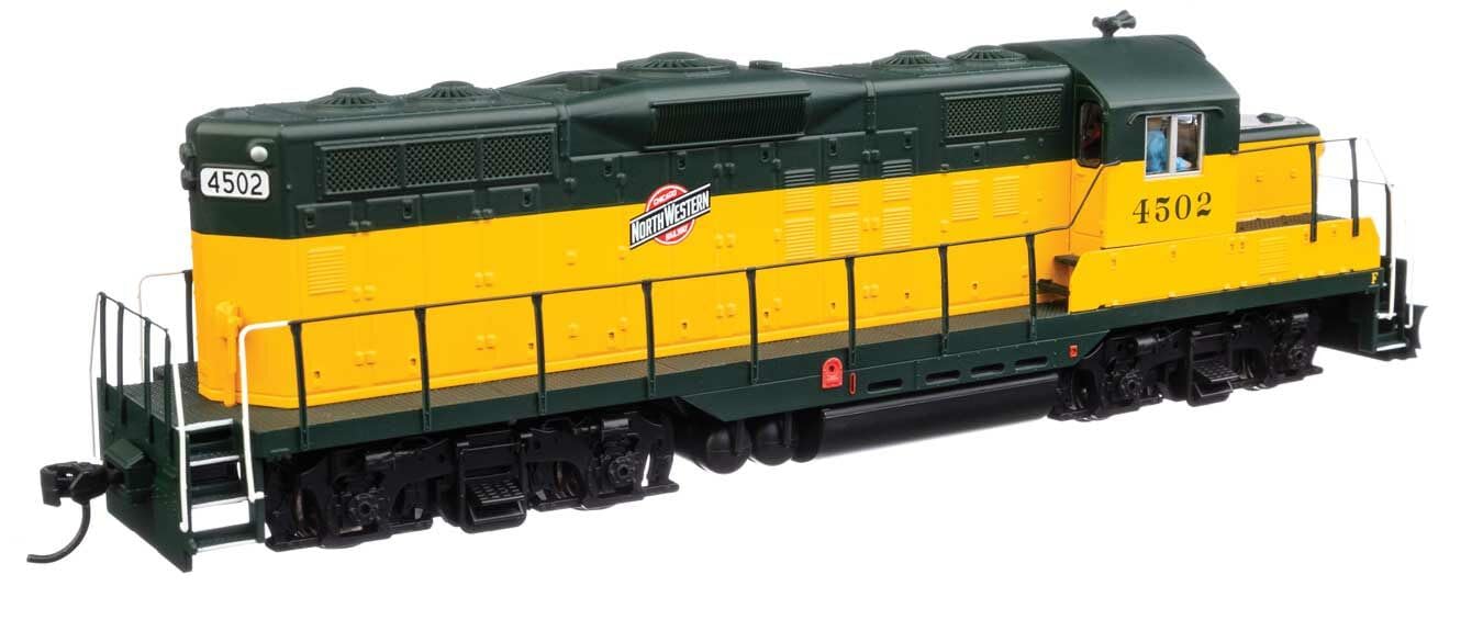 Walthers Mainline 910-10437 HO Scale EMD GP9 Phase II with Chopped Nose - Standard DC - Chicago & North Western(TM) #4502