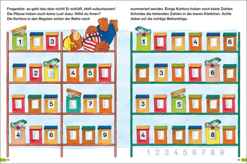 Fragenbär Vorschule: Buchstaben- und Zahlenspiele (Lerne mehr mit Fragenbär)