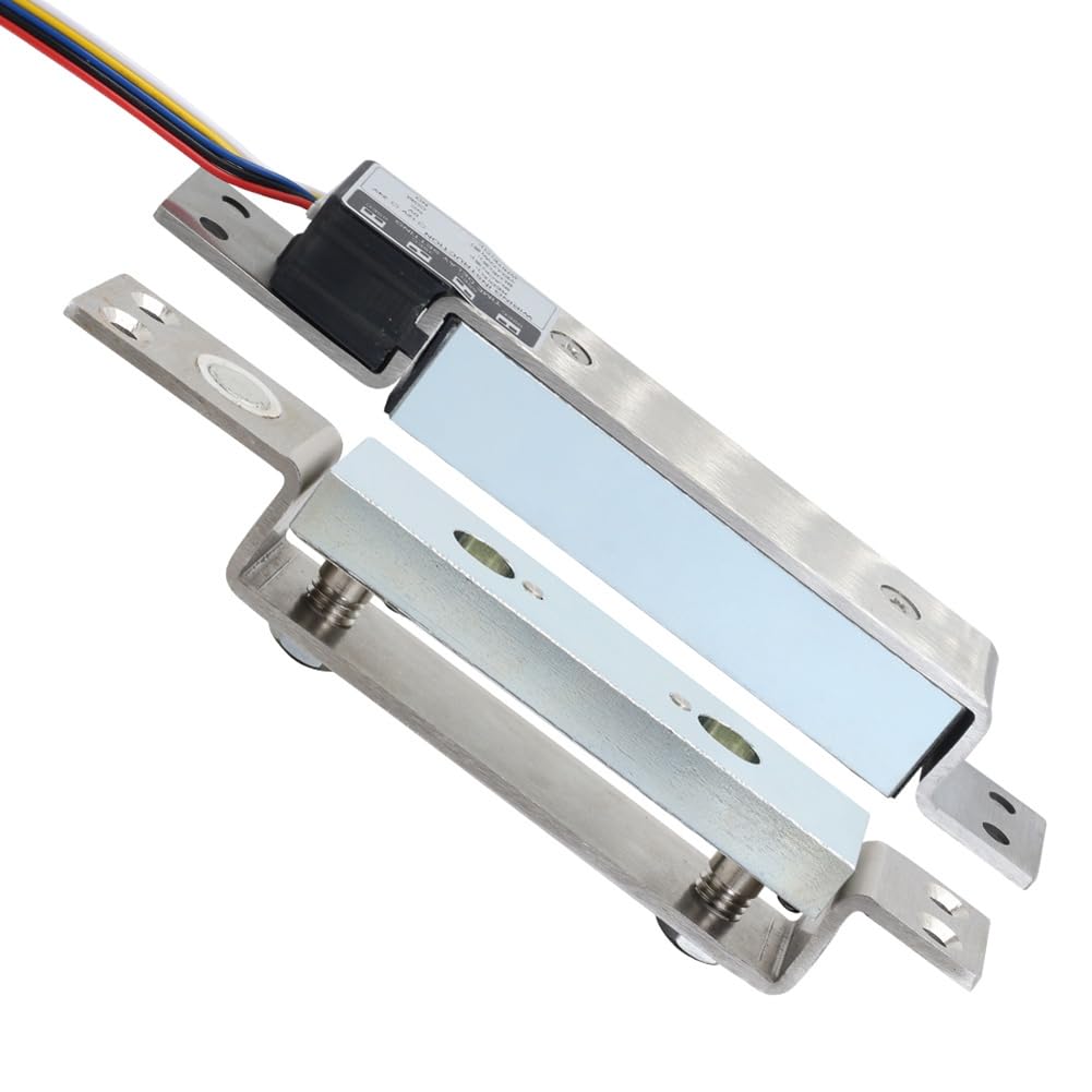 Cerradura Electromagnética de Corte Integrada. Cerradura Magnética Eléctrica Oculta con Retardo de Tiempo para Sistemas de Control de Acceso.