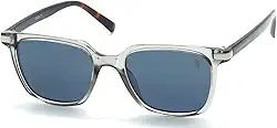 Óculos de Sol Unissex Polo London Club, Quadrado Casual Armação Clear Lente Fumê com Proteção UVA/UVB - VA5084-C3 CINZA CLEAR TARTARUGA
