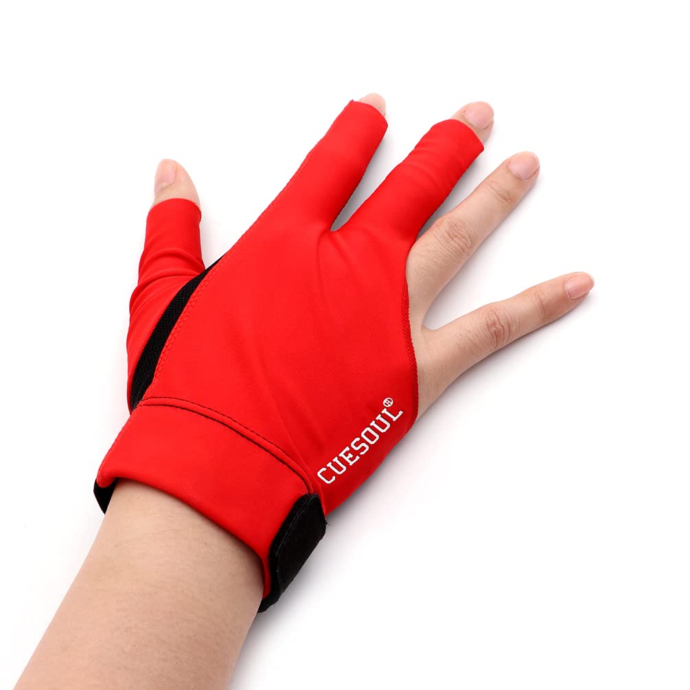 CUESOUL Professional Billiard Gloves-Left and Right in Different Size