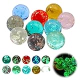 Canicas de Cristal Multicolor,20 PCS Canicas para Niños, Juegos de para Niños, 14mm, Grandes y Pequeñas para Jugar y Coleccionar, Decoración de Plantas y Hogar
