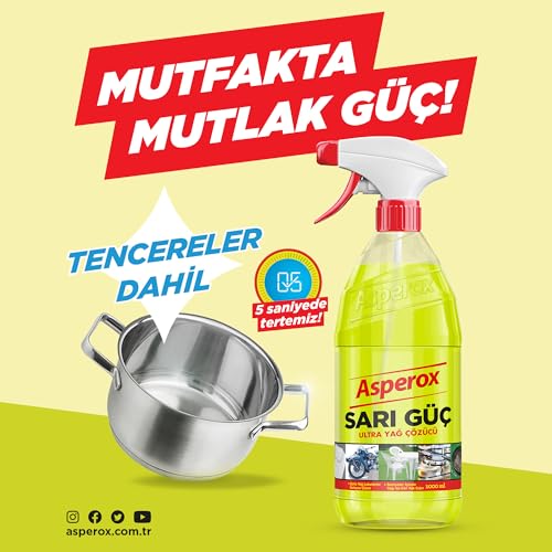 Asperox Sarı Güç Yağ Çözücü Sprey 1000 ml
