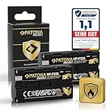 ✅ SÉCURITÉ MAXIMALE & LONGUE DURÉE DE VIE - L’accu PATONA PROTECT NP-F550 assure une alimentation stable avec des cellules haute qualité. Protection avancée contre la surcharge et la surchauffe pour une sécurité maximale lors des tournages et séances photo.