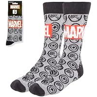 Calcetines Marvel diseño Capitán América Gris 38-45 Cómodos y