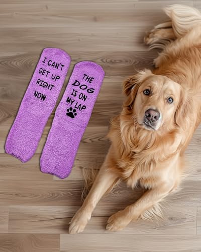 Gifts for Mom, Stocking Stuffers for Women Adults, Christmas Gifts for Women Mom Grandma Teacher Wife Dog Lovers, Birthday Mothers Day from Daughter Son, Funny Fuzzy Slipper Socks.4