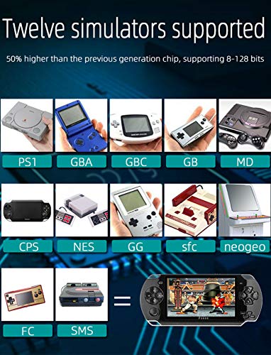 Video Gamer portátil jogos Nintendo Sega Gba Nes Mp3