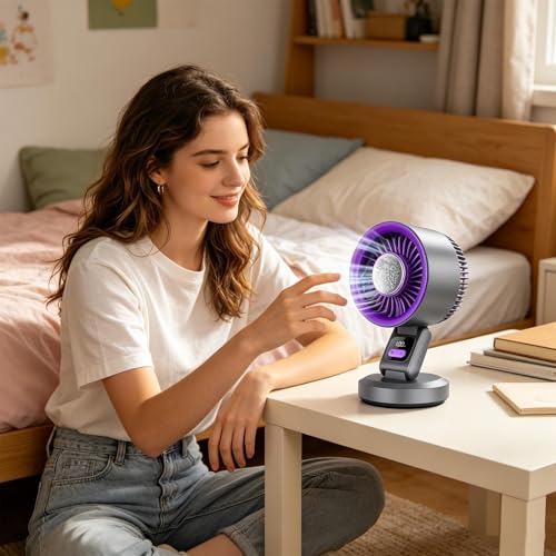 Ventilateur de refroidissement portable pliable : circulateur d'air USB - 4