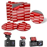 ILKCC 6Pcs Dash Cam Adhesive Pads [2mm, 2.83' Sq & 2.2' Rd] - Strong Heat-Resistant...