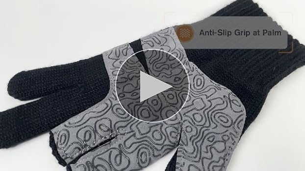 Amazon.com: Jökulríki Merino Wool Gloves 3-Cut Fingers Warm