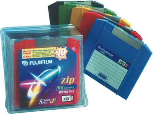 Amazon | Fujifilm ZIPディスク100 MB Macフォーマット( 5 - Pack