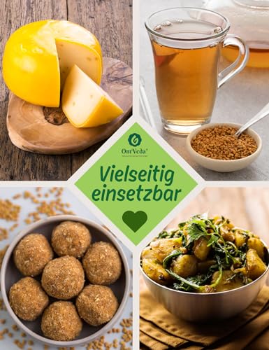Foto von BIO Bockshornklee 200g Bockshornkleesamen Bockshornkleesaat | Indisches Gewürz | Organic Bio-zertifiziert DE-ÖKO-039 | Fenugreek Methi Seeds | Für Leckere Küche und Tee (200g)