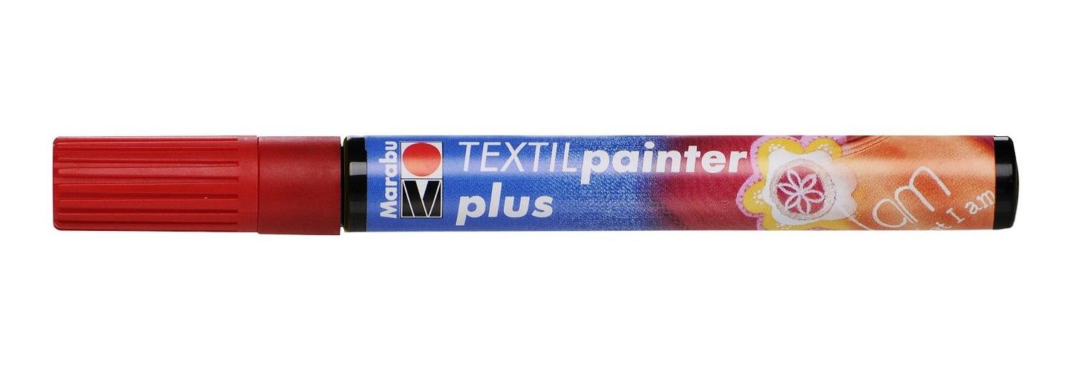 Marabu Textil Plus Painter Pen (3mm Tip) - 031 Cherry Red
