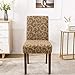 AIBABY Couverture De Chaise De Série Jacquard en Relief De Haut Luxe Chromaticité Installation Stable Housse De Chaise Portable Quatre Saisons Housse De Chaise Droite sans Bras Universelle