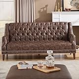 DM Furniture Faux Leather Sofa...