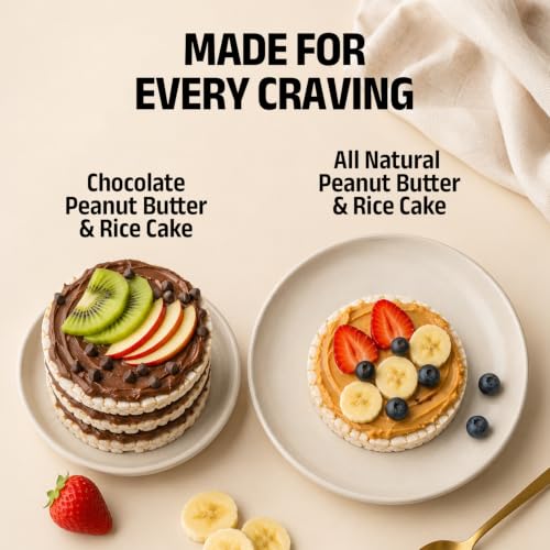 Image of Pintola Organic Brown Rice Cake Multigrain Salted (130g x 4) | Gluten-Free Snack | 9 Wholegrains | Low Fat | 30 Calories per Cake | Soy & Yeast Free | Healthy Snack for Weight Loss