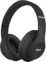 Fone De Ouvido Bluetooth 5.0 Bateria Longa Duração Sem Fio Headphone Extra Bass Dobravel Para Treino, Academia, Trabalho (Preto)