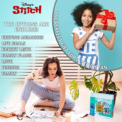 Disney Stitch Scrapbook Kit for Kids DIY Kit with Wito Scrapbook DIY Scrapbooking Accessories Stickers Stamps Gel Pens Glitter Girls Art Set Stitch Gifts for Girls - image 4