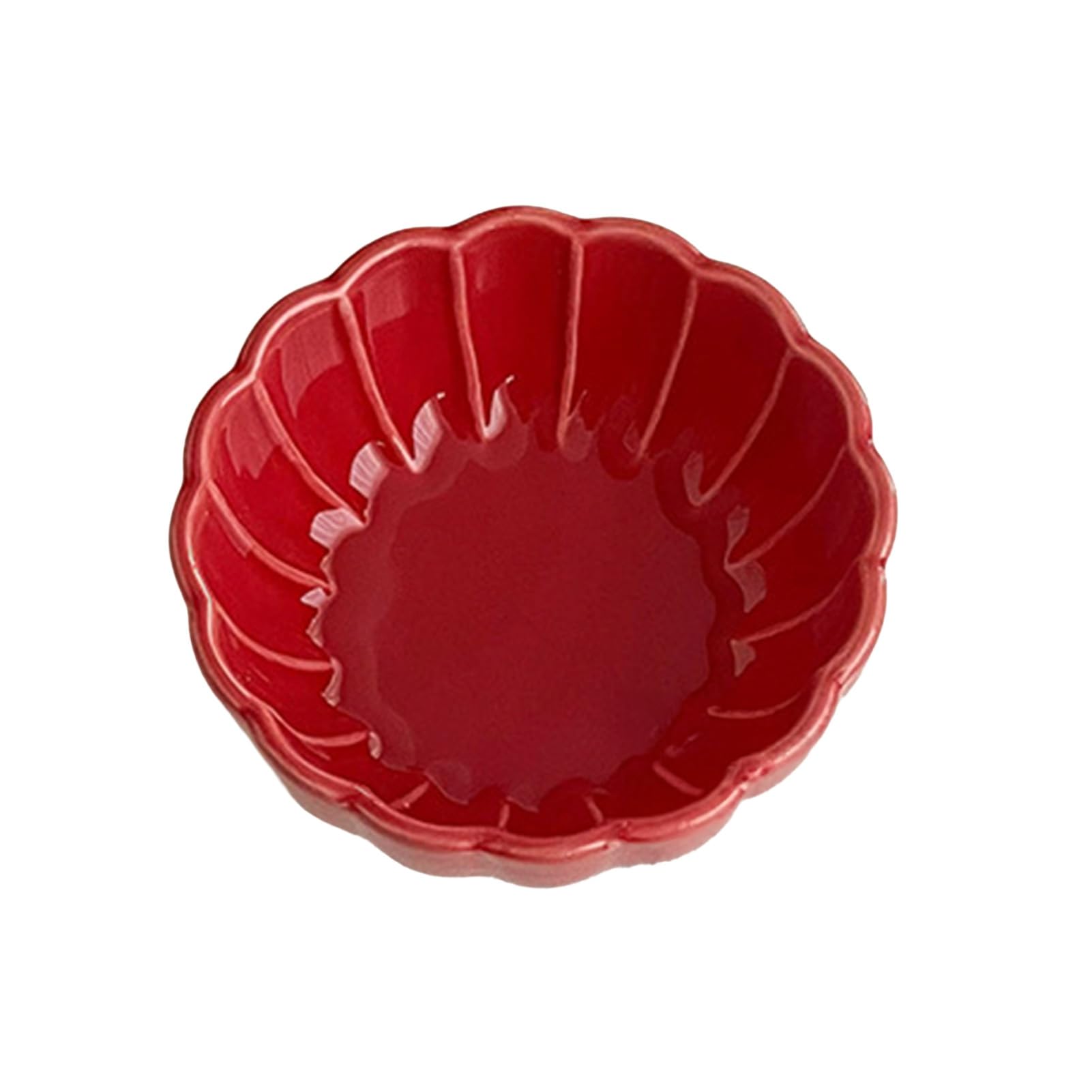 Ceramic Dipping Sauce Dish High-Temperature Ceramic Snack Serving Dish Decorative Serving Bowl for BBQ Snacks Vinegar