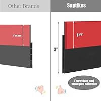 Vista 3 de Tope de puerta mejorado para un gran espacio. Espacio de cierre de puerta ampliado de hasta 1-2/5 pulgadas, para puertas de interior, exterior