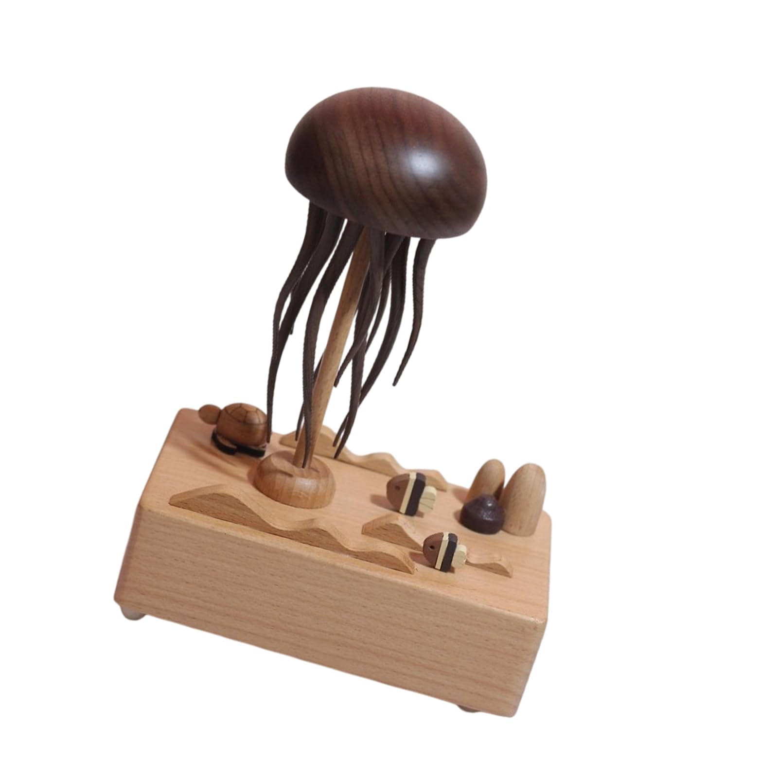 Carillon ricaricabile realizzato a mano con design a meduse rotanti, 32 melodie, perfetto per compleanno e decorazione per la casa