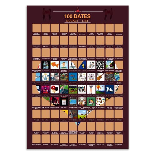 Le poster 100 choses à faire en couple