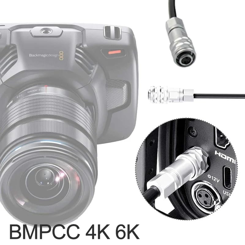 Adaptador de Corriente AC para BMPCC 4K 6K Pro Ideal para Largas Sesiones de Estudio 4
