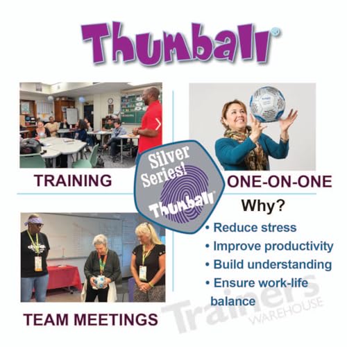 Image of Trainers Warehouse 6 inch Thumball Collection, 32 Prompts for Conversation, Team Building, Relationship and Training