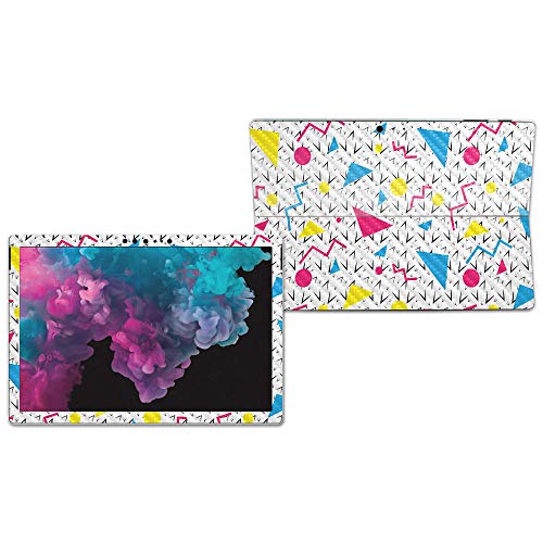 Image of MIGHTY SKINS MightySkins Carbon Fiber Skin for Microsoft Surface Pro 6-90s Fun | Protective, Durable Textured Carbon Fiber Finish | Easy to Apply, Remove, and Change Styles | Made in The USA