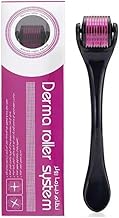 Derma Roller for Face & Hair Growth with 540 Titanium Microneedles (0.5mm) | Reduces Acne Scars, Boosts Collagen, Improves Beard & Scalp Health | Anti-Aging Skin Care & Hair Regrowth Tool