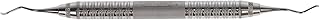 Hu-Friedy SC4R/4L6 4R/4L Columbia University Curette, #6 Satin Steel Handle