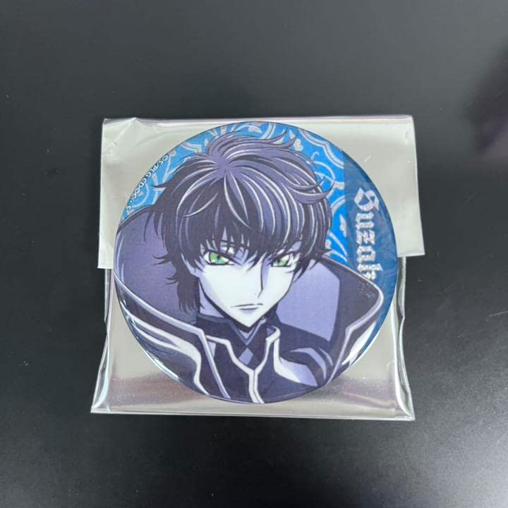 コードギアス　ホロEYE缶バッジ スザク コードギアス 反逆のルルーシュ スザク ゼロスザク ホロ EYE 缶