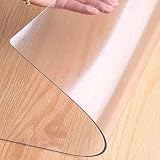Clear Chair Mat For Hardwood Floor Thickness 15mm, Non Skid Transparent Hallway Entrance Doormat, Of