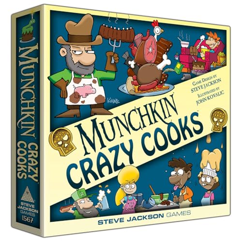 Munchkin Crazy Cooks juego de mesa Deluxe edición miniatura 1