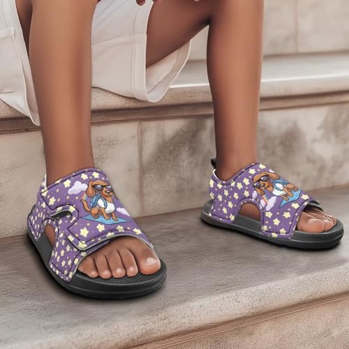 Hook and Loop Kid's Toddler Boys Sandal Open Toe Design for Vacation Sport Leather Sandals (Toddler/Little Kid)4