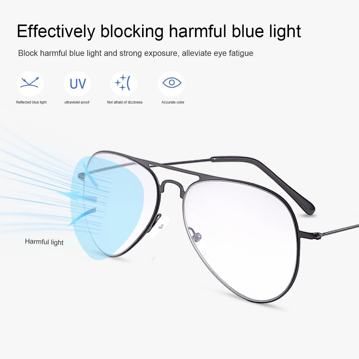 YIMI Photochromic Progressive Multifocus Reading Glasses UV400 Sunglasses Blue Light Blocking Aviator Transition Presbyopic - Image 6