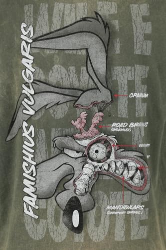 T-Shirt Di Looney Tunes - Coyote - Famishius Vulgaris - S A Xl - Uomo - Multicolore - 3