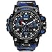 Richermall Men's Sports Analog Quartz Watch Dual Display Waterproof Digital Watches with LED Backlight relogio masculino (Blue-Camo)