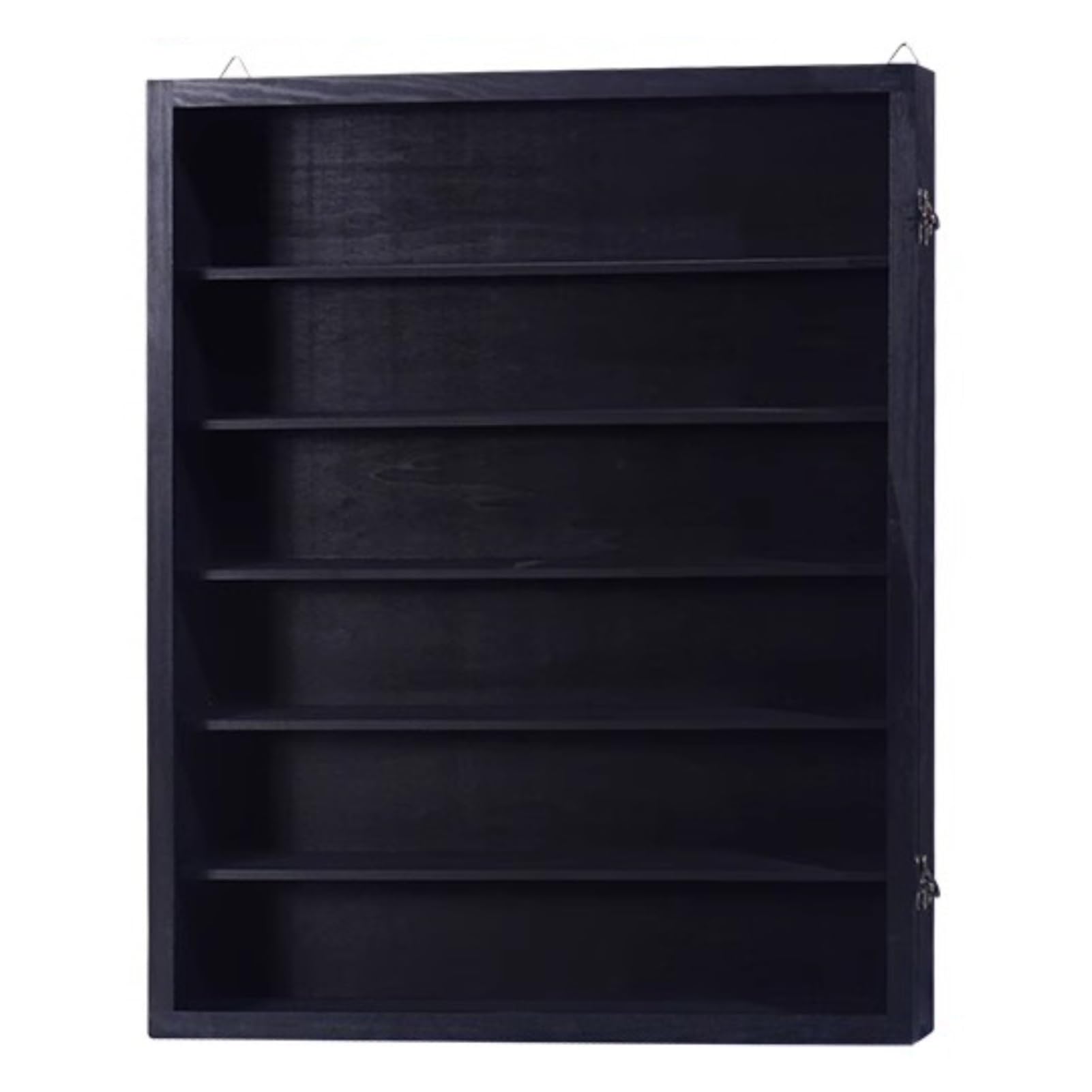 GOCHUSX Clear Display Case for Figures, Supermarket Counter Shelves, Acrylic Wood Display Case, Wood Wall-Mounted Display Case for Stores Home Supermarkets(60x8.5x71cm)