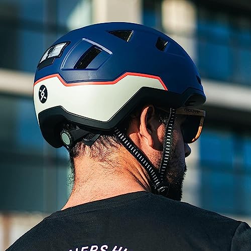 Image of XNITO Bike Helmet with LED Lights - Urban Bicycle Helmet for Adults, Men & Women - CPSC & NTA-8776 Dual Certified - Class 3 E-Bikes, Scooters, Onewheel, Commuter, Mountain