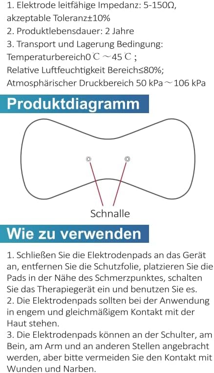 Comfytemp Vezeték nélküli TENS Készülék – Izom- és Idegstimulátor, 15 Mód, 2 Elektrode Párna, Újratölthető