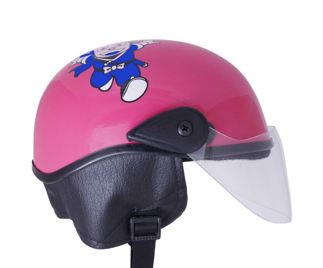 Western Era Stylish Ninja Hatorri Safety and Comfort Open Face Helmet (3-12 Years, Pink Glossy) (B08XZN8B9Q) Amazon Price History, Amazon Price Tracker