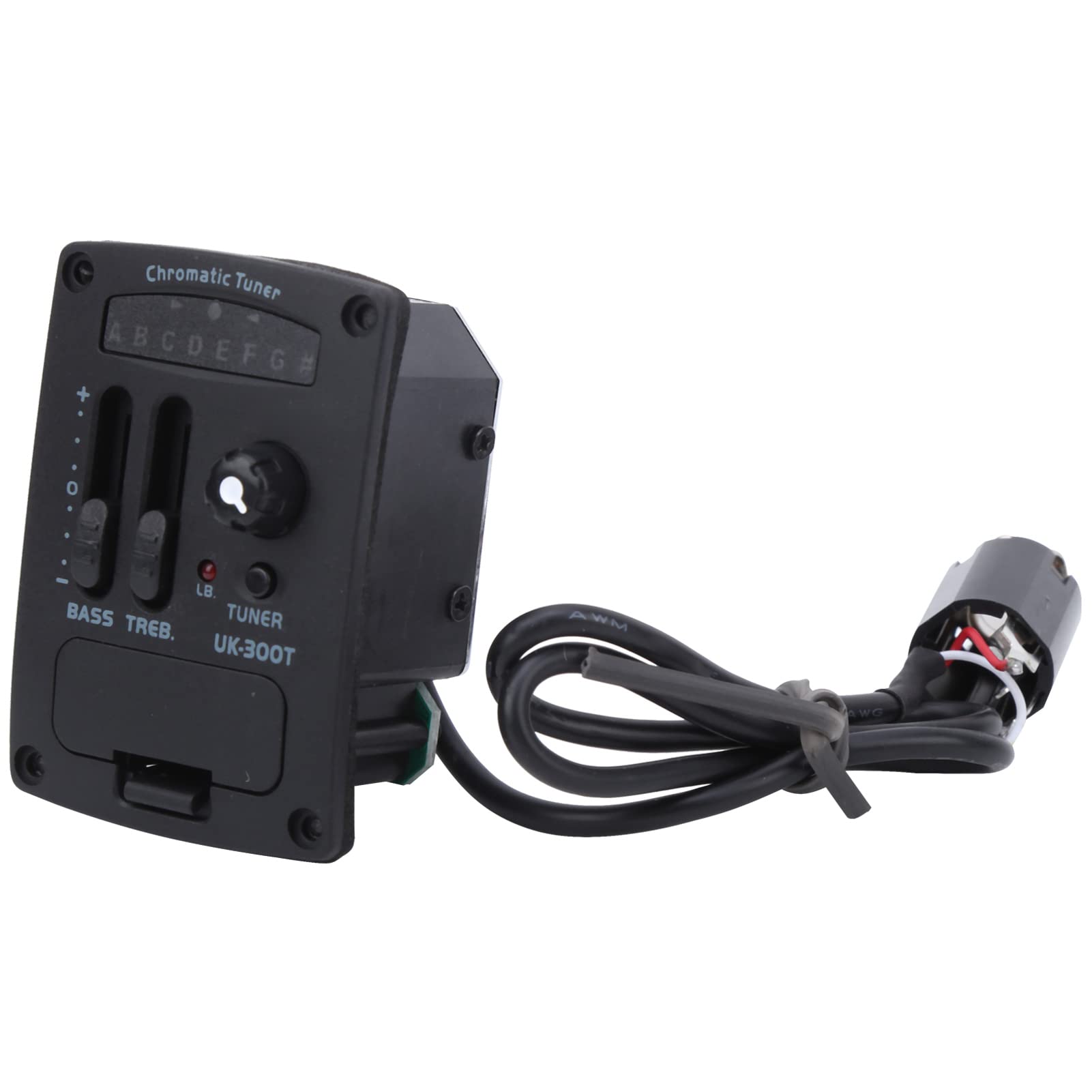 Ukulele Accessori, 2 Band EQ Amplificatore Equalizzatore Preamplificatore Pickup, for Ritiro, Pratica, In Registrazione