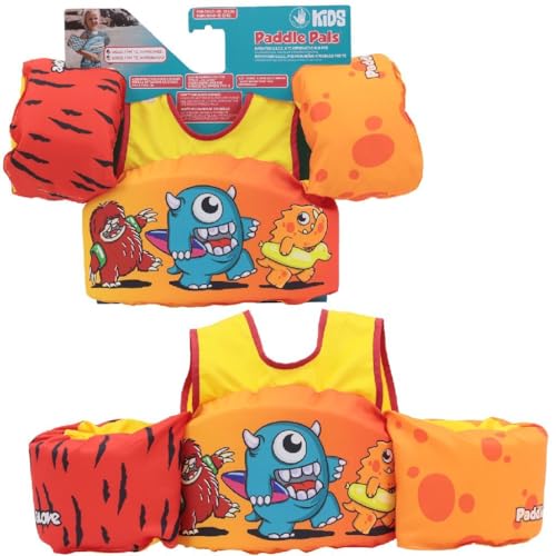 Gilet de sauvetage monstres 3-6 ans Paddle Pal pour la natation