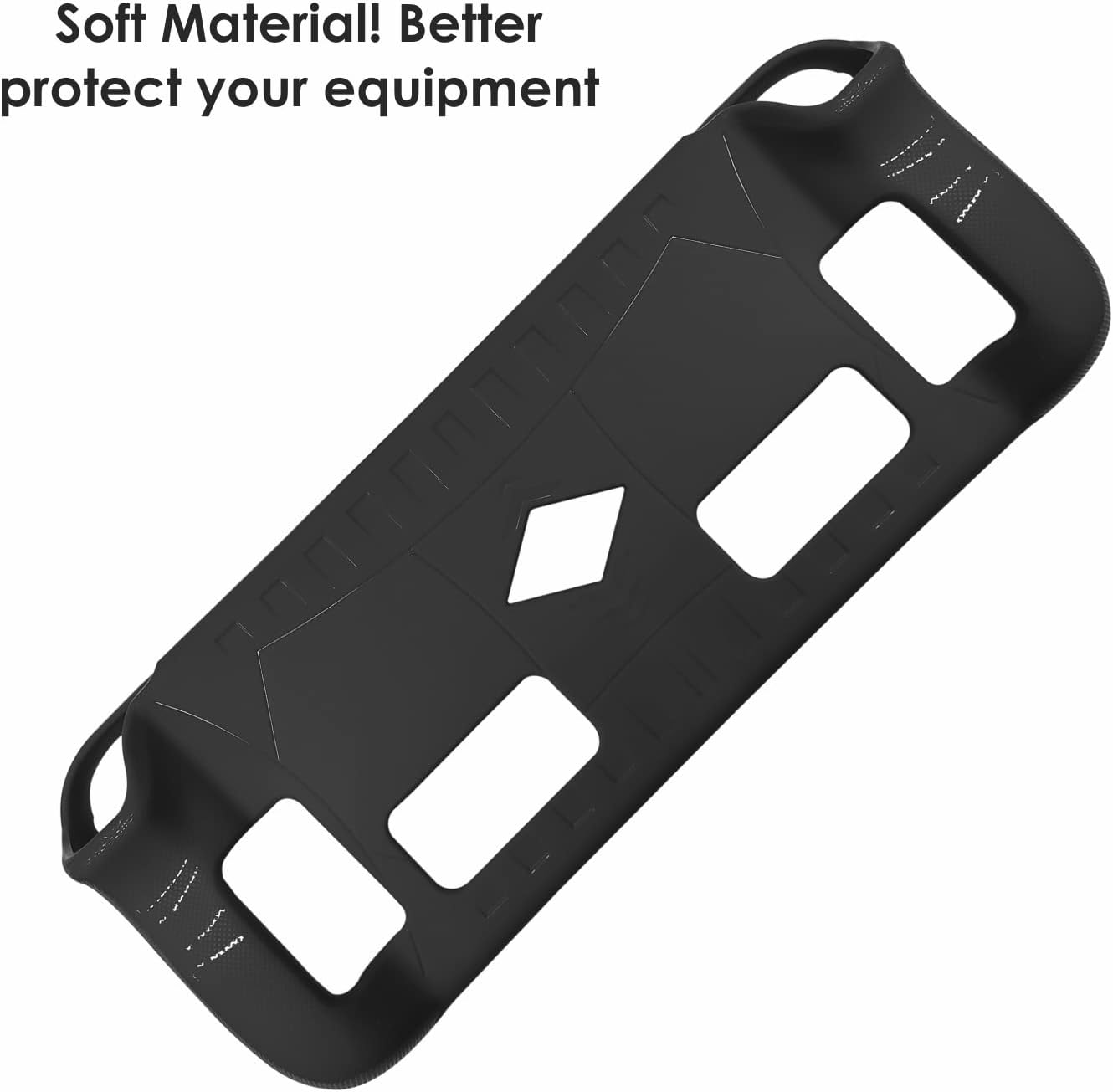 Pack of 2 Protective Case Compatible with Steam Deck, Silicone Soft Cover Protector with Full Protection,Cover Protector Steam Deck Accessories Multicolour