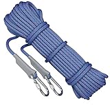 ✔Hohe Abriebfestigkeit - Doppelgeflecht, geflochtener Kern mit geflochtener Ummantelung, gut ausgearbeitete Seilkonstruktion, um die Schnur superfest zu machen. Diese robuste Ummantelung verleiht ihr eine hohe Abriebfestigkeit, die eine langlebige Nutzung garantiert.