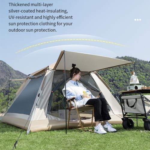 Carpa de camping automática portátil 3-4 personas miniatura 3