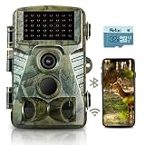 Wildkamera WLAN, Wildkamera Handyübertragung,Wildkamera mit Bewegungsmelder Nachtsich, Wildtierkamera 120° Wildkamera Wasserdicht IP66