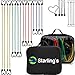 Starling's Bungee Cords with Hooks - Heavy Duty Bungie Straps Assortment Set of 24 100% Latex - Elastic Stretch Cord, Pull Ropes for Motorcycle Truck Car Trailer Camper Bike W/Bungees Ball-Canopy Tie